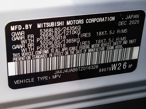 New 2026 Mitsubishi Outlander ES AWD/4WD image 14