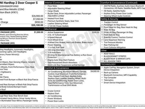 Used 2022 MINI Cooper S w/ Premium Package FWD image 2