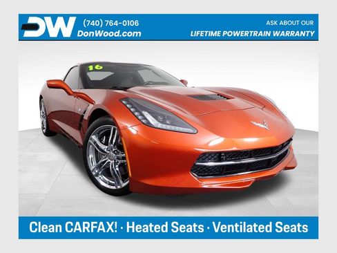 Used 2016 Chevrolet Corvette Stingray Coupe w/ 2LT Preferred Equipment Group RWD image 1