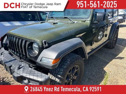 Certified 2021 Jeep Wrangler Unlimited Sport AWD/4WD image 1