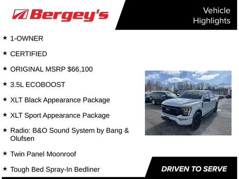 Certified 2023 Ford F150 XLT w/ Equipment Group 302A High image 5