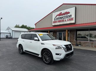 Used 2023 Nissan Armada Platinum w/ Captain's Chairs Package RWD video 1