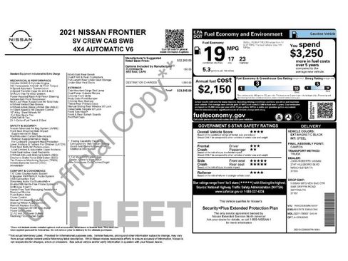 Used 2021 Nissan Frontier SV AWD/4WD image 2