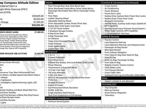 Used 2022 Jeep Compass Latitude w/ Convenience Group FWD image 34