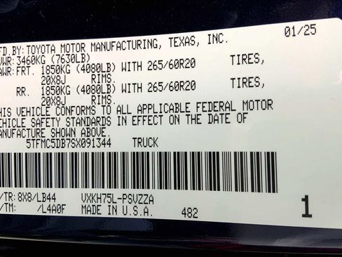 New 2025 Toyota Tundra 1794 Edition image 21