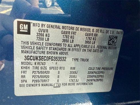 Used 2015 Chevrolet Silverado 1500 LTZ Z71 w/ LTZ Plus Package image 30