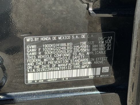 Certified 2024 Honda HR-V Sport image 28