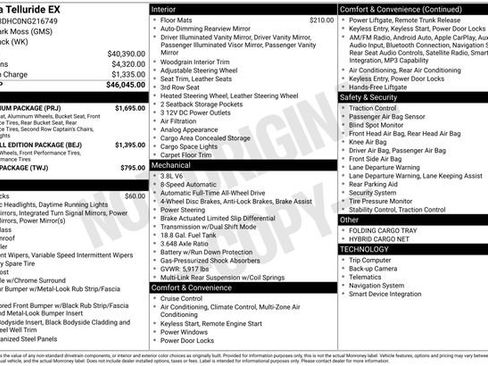 Used 2022 Kia Telluride EX w/ EX Premium Package image 10