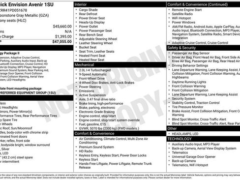 Certified 2023 Buick Envision Avenir image 43