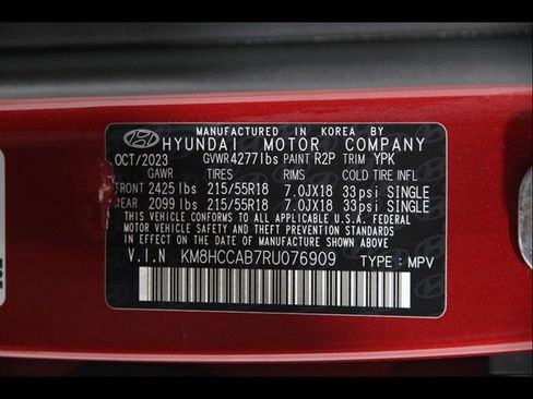 Certified 2024 Hyundai Kona SEL w/ Convenience Package AWD/4WD image 23