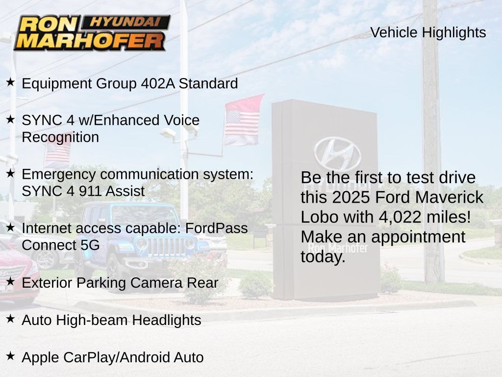 Used 2025 Ford Maverick Lobo AWD/4WD image 2