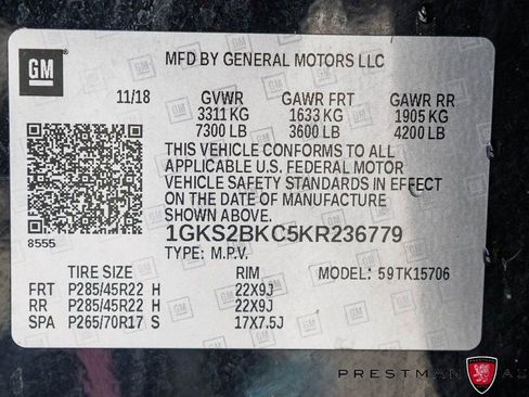 Used 2019 GMC Yukon SLT w/ Open Road Package image 50