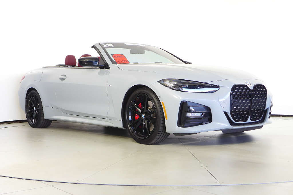 Certified 2024 BMW 430i Convertible w/ M Sport Package RWD image 4