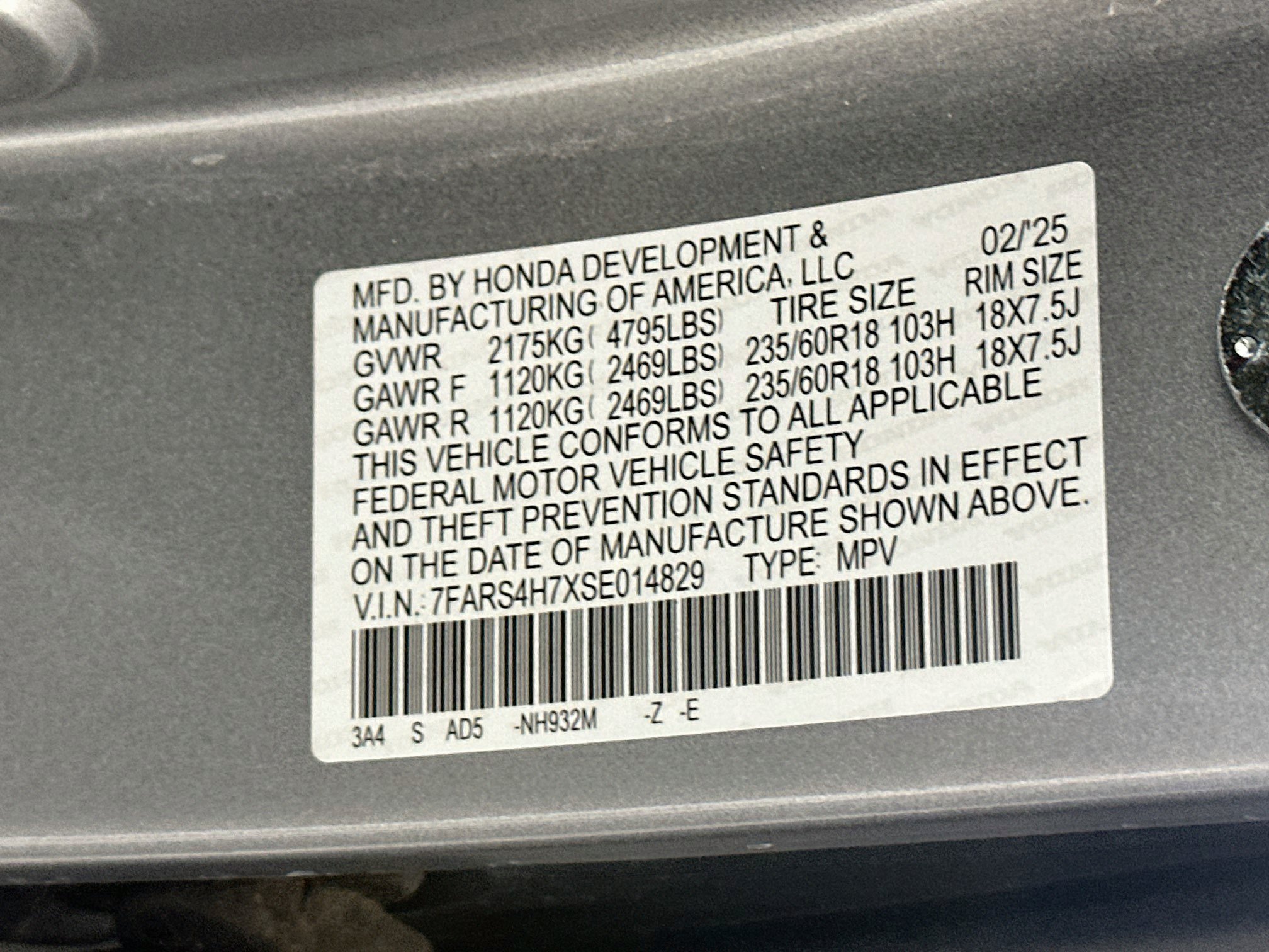 Used 2025 Honda CR-V EX-L image 12