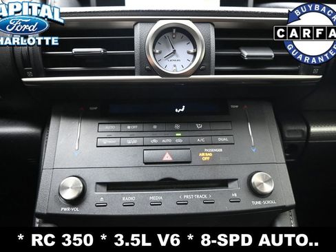 Used 2015 Lexus RC 350 w/ F Sport w/Summer Tires RWD image 13