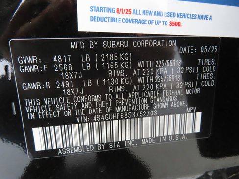 Certified 2025 Subaru Crosstrek 2.5i Sport w/ Crosstrek Mirror Package AWD/4WD image 28