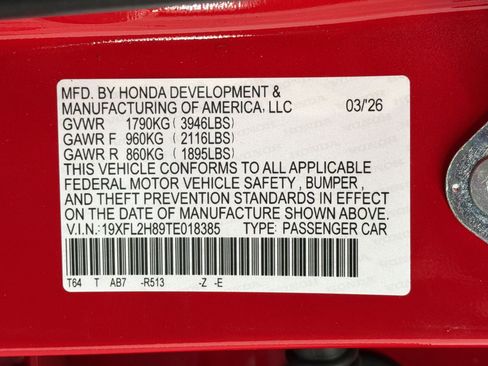 New 2026 Honda Civic Sport image 20