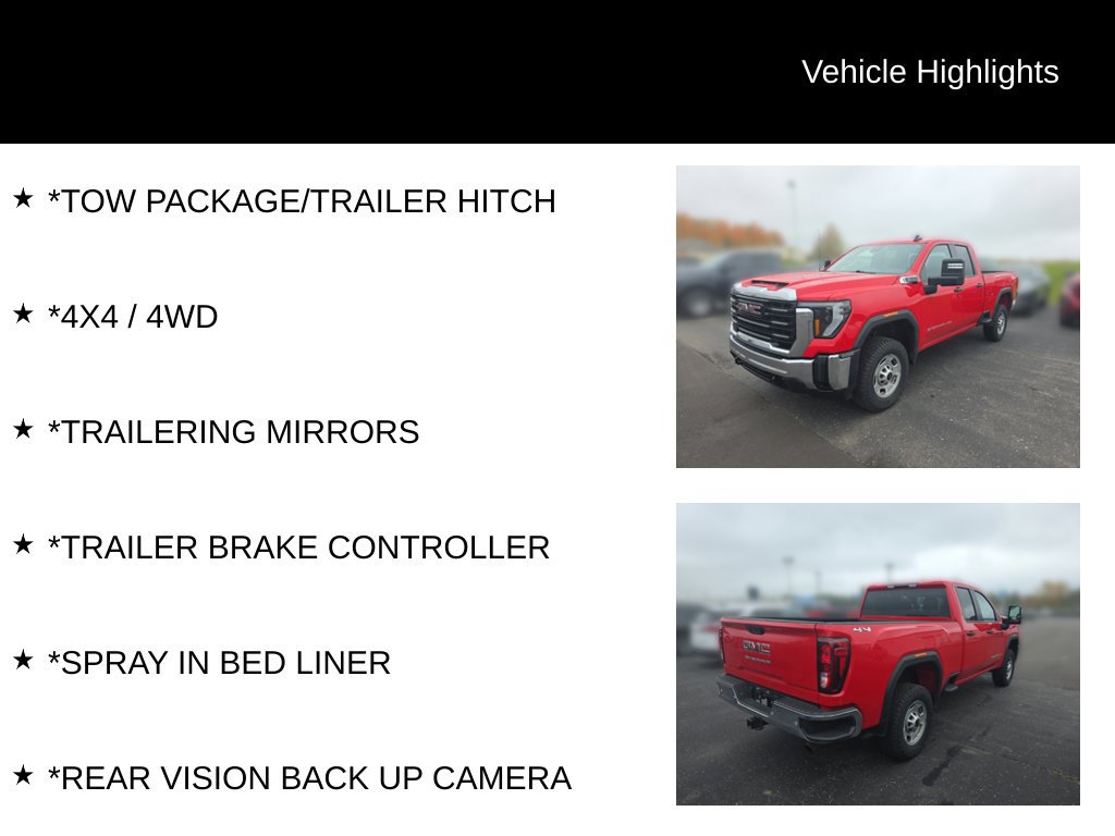 Used 2024 GMC Sierra 2500 Pro w/ Fleet Convenience Package AWD/4WD image 5