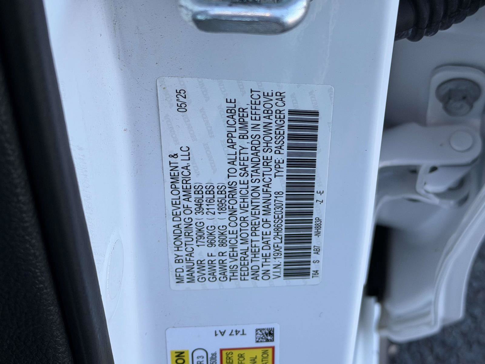 Certified 2025 Honda Civic Sport image 21
