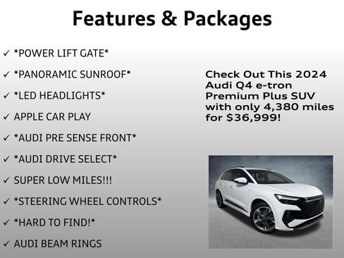Used 2024 Audi Q4 e-tron Premium Plus w/ Premium Plus image 12