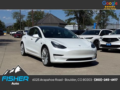 Used 2019 Tesla Model 3 Long Range AWD/4WD image 1
