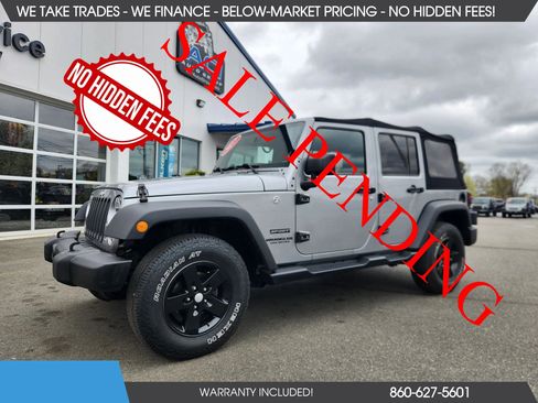 Used 2017 Jeep Wrangler Unlimited Sport w/ Quick Order Package 24S AWD/4WD image 1