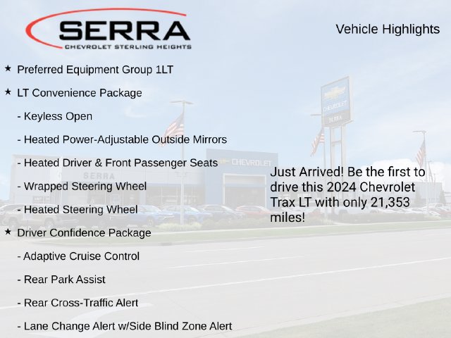 Used 2024 Chevrolet Trax LT w/ Driver Confidence Package FWD image 3