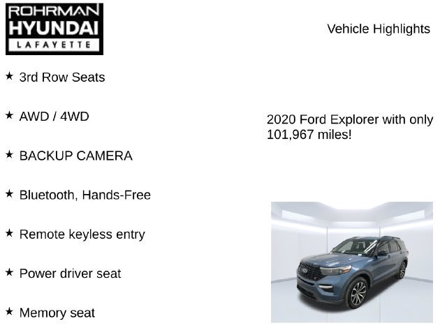 Used 2020 Ford Explorer ST AWD/4WD image 7