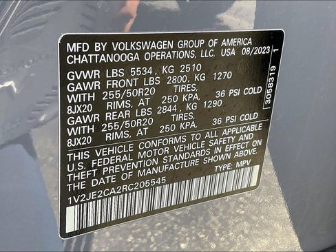 Used 2024 Volkswagen Atlas Cross Sport SE FWD image 32