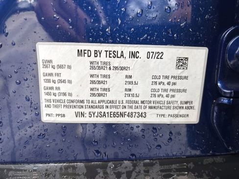 Used 2022 Tesla Model S Plaid image 21