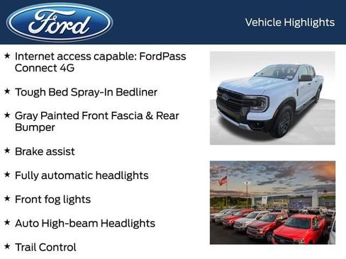 Used 2025 Ford Ranger XLT w/ FX4 Off-Road Package AWD/4WD image 8