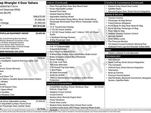 New 2026 Jeep Wrangler Unlimited Sahara AWD/4WD image 25