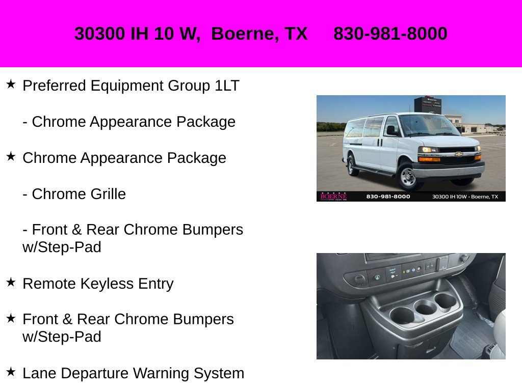 Used 2025 Chevrolet Express 3500 LT w/ LT Preferred Equipment Group RWD image 20