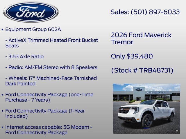 New 2026 Ford Maverick Tremor AWD/4WD image 6