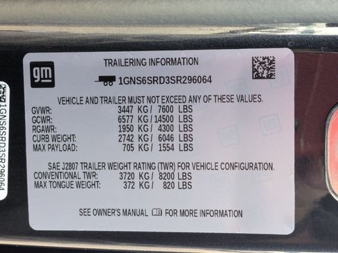 Certified 2025 Chevrolet Tahoe Premier AWD/4WD image 38