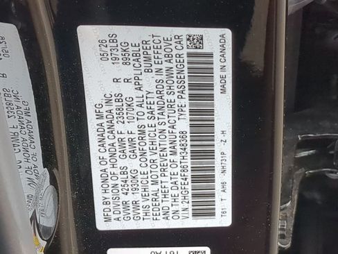 Used 2026 Honda Civic FWD Hybrid Sedan image 23