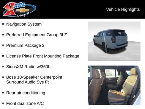 Certified 2023 Chevrolet Tahoe High Country w/ Premium Package 2 image 2