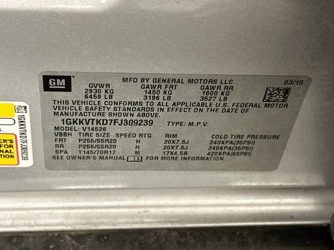 Used 2015 GMC Acadia Denali AWD/4WD image 12