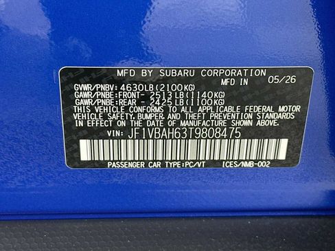New 2026 Subaru WRX AWD/4WD image 28