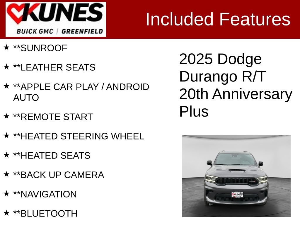 Used 2025 Dodge Durango R/T AWD/4WD image 2