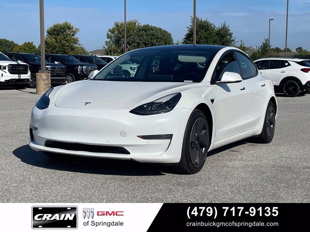 Used 2021 Tesla Model 3 Long Range AWD/4WD image 3