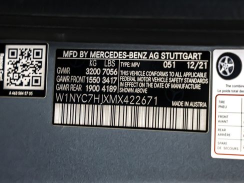 Certified 2021 Mercedes-Benz G 63 AMG 4MATIC image 25