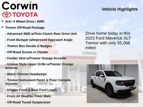 Used 2023 Ford Maverick Tremor w/ Tremor Off-Road Package image 7