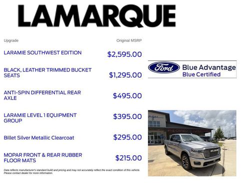 Used 2025 RAM 1500 Laramie w/ Laramie Southwest Edition AWD/4WD image 10