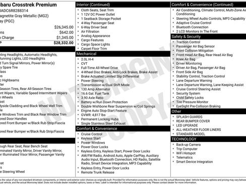 Certified 2024 Subaru Crosstrek 2.0i Premium AWD/4WD image 35