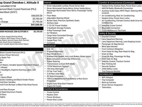 Used 2024 Jeep Grand Cherokee L Laredo RWD image 37