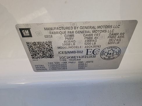 Used 2018 Chevrolet Silverado 2500 LTZ image 23