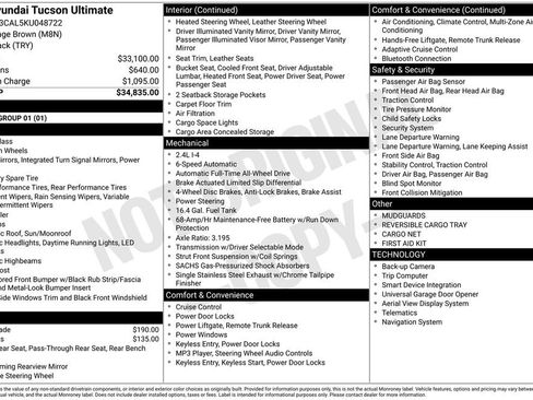 Used 2019 Hyundai Tucson Ultimate image 12