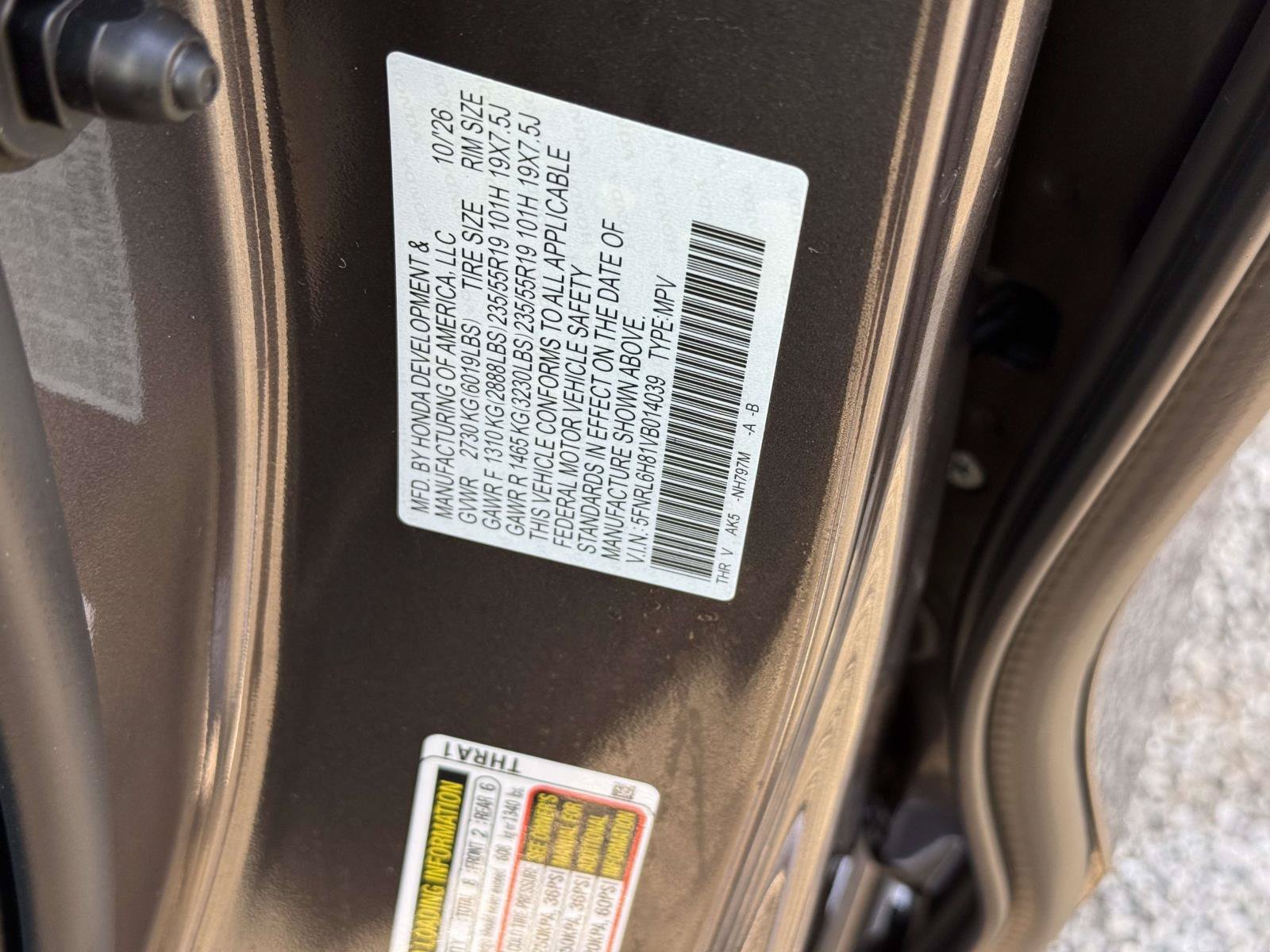 New 2027 Honda Odyssey Touring image 20