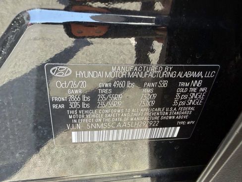 Used 2020 Hyundai Santa Fe Limited AWD/4WD image 16